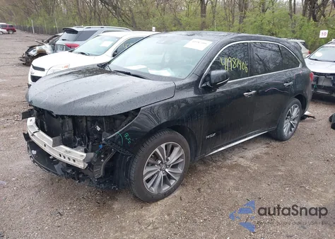 2018 Acura Mdx Technology Package Acurawatch Plus Pkg from USA, damaged, VIN 5J8YD4H58JL021243